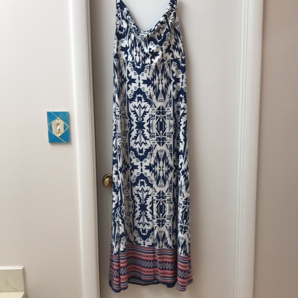 SAINT TROPEZ WEST Maxi Dress sz L - Picture 6 of 14